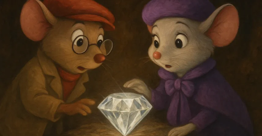 Bernardo Bianca 1977 Disney ratos resgate orfã Medusa diamante