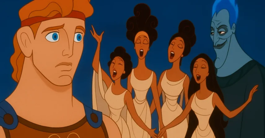 Hércules 1997 Disney mitologia grega gospel muses James Woods