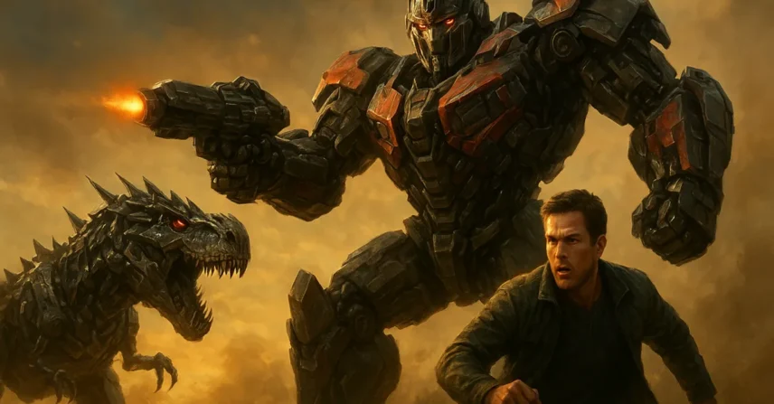 Transformers 4: Wahlberg, Dinobots e o Vilão Lockdown Ataca!