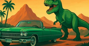 Cadillacs e Dinossauros: Aventura icônica dos 90 na TV